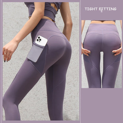 Esme – Seamless Women's Sports Leggings with Pockets and High Waist