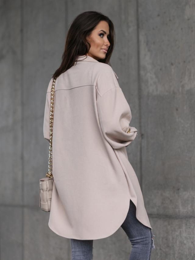 Miranda – Mid-Length Women's Jacket with Sleeve Button Detail