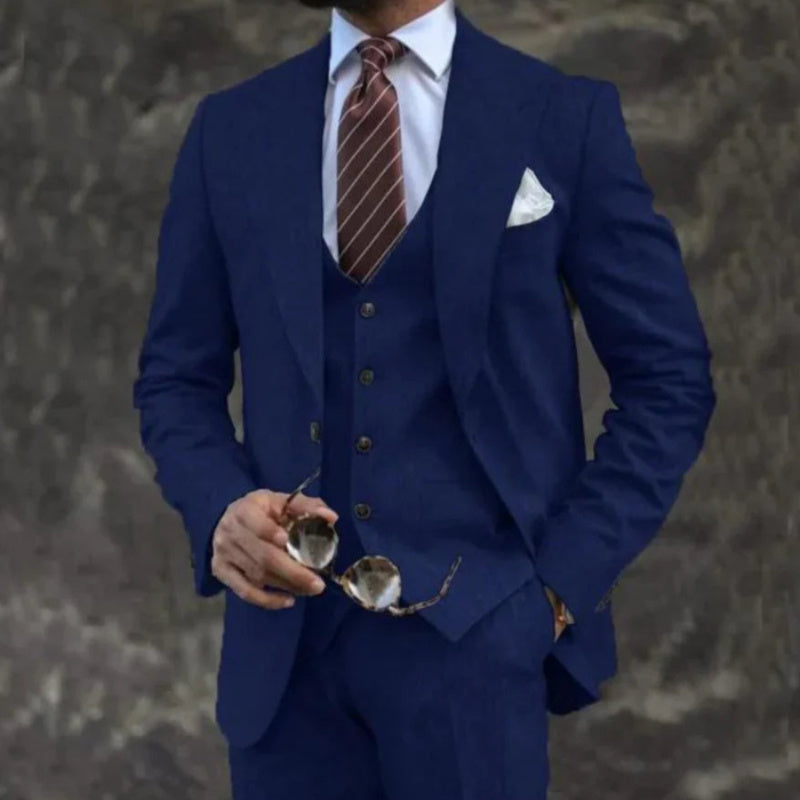 Benjamin – Men's Business Suit in Pink