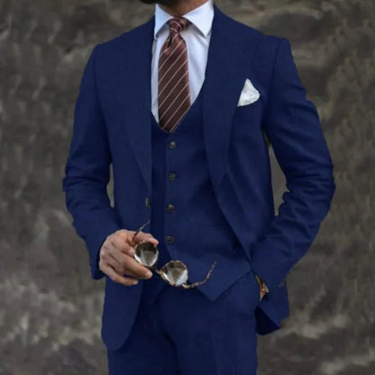 Benjamin – Men's Business Suit in Pink