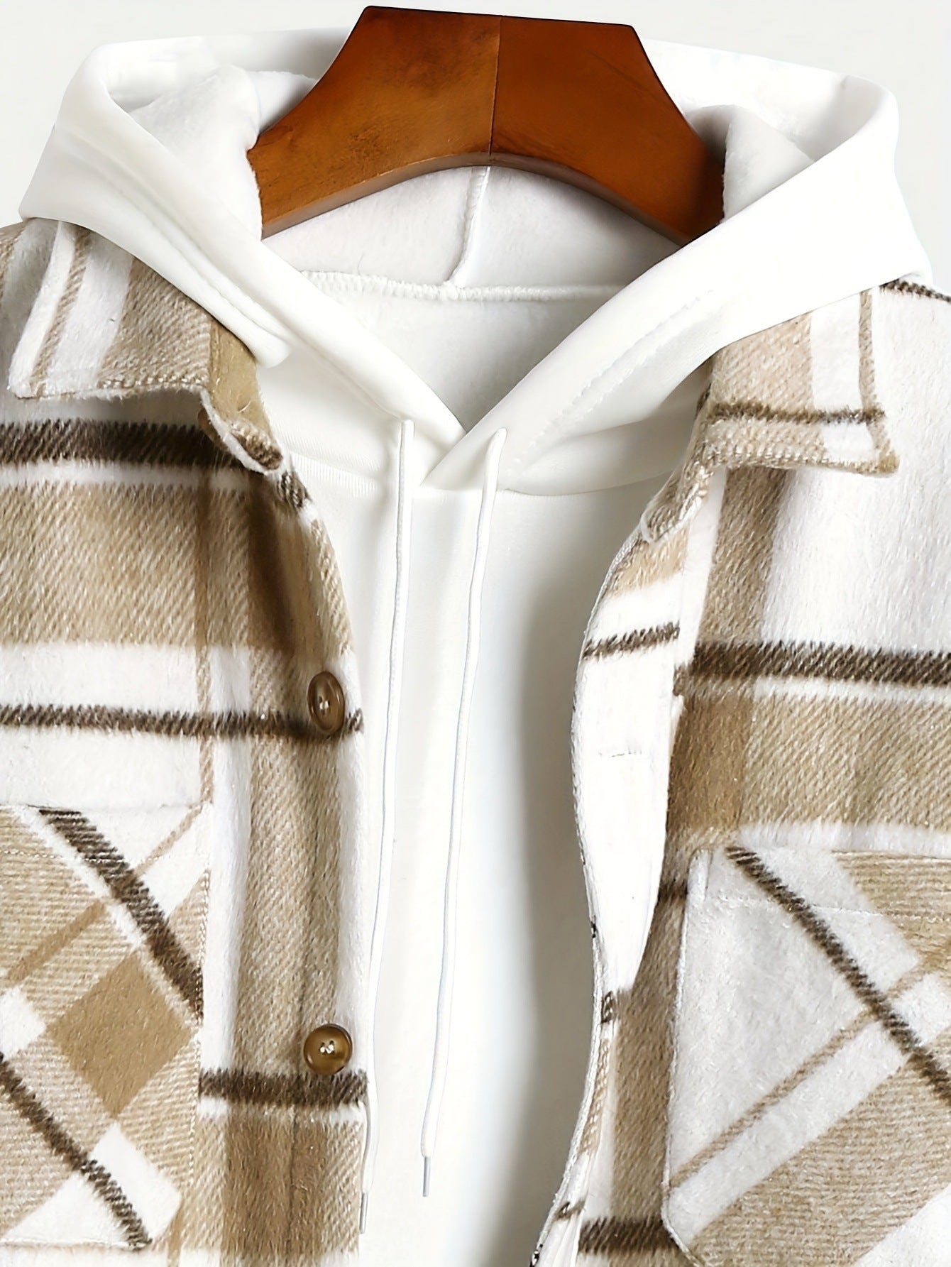 Anton – Men's Fashion Shirt with Stand Collar and Thick Fabric