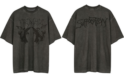 Scott – Retro Loose Sports T-Shirt in Y2k Style