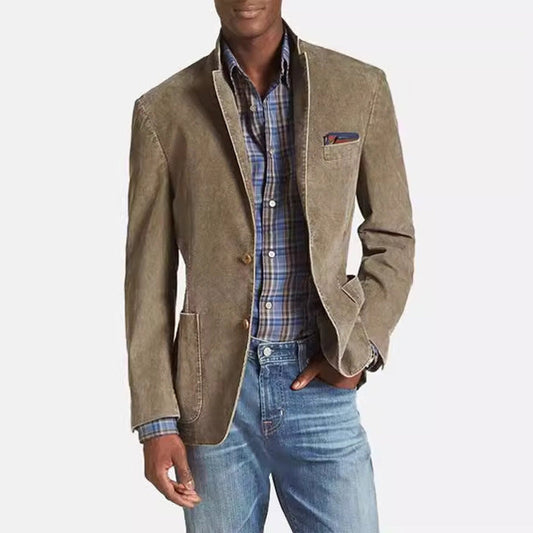 Richard – Classic Men's Blazer in Vintage Color
