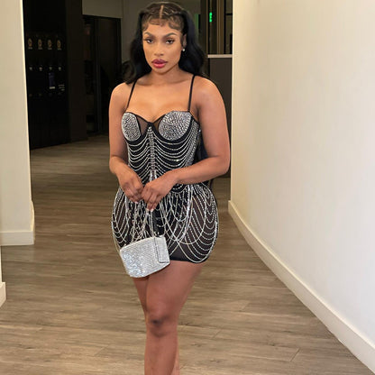 Sharon – Stylish Women's Dress with Tassels for Parties