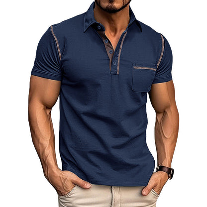 Austin – Short-Sleeve Men's Polo Shirt Summer Casual Quick-Dry