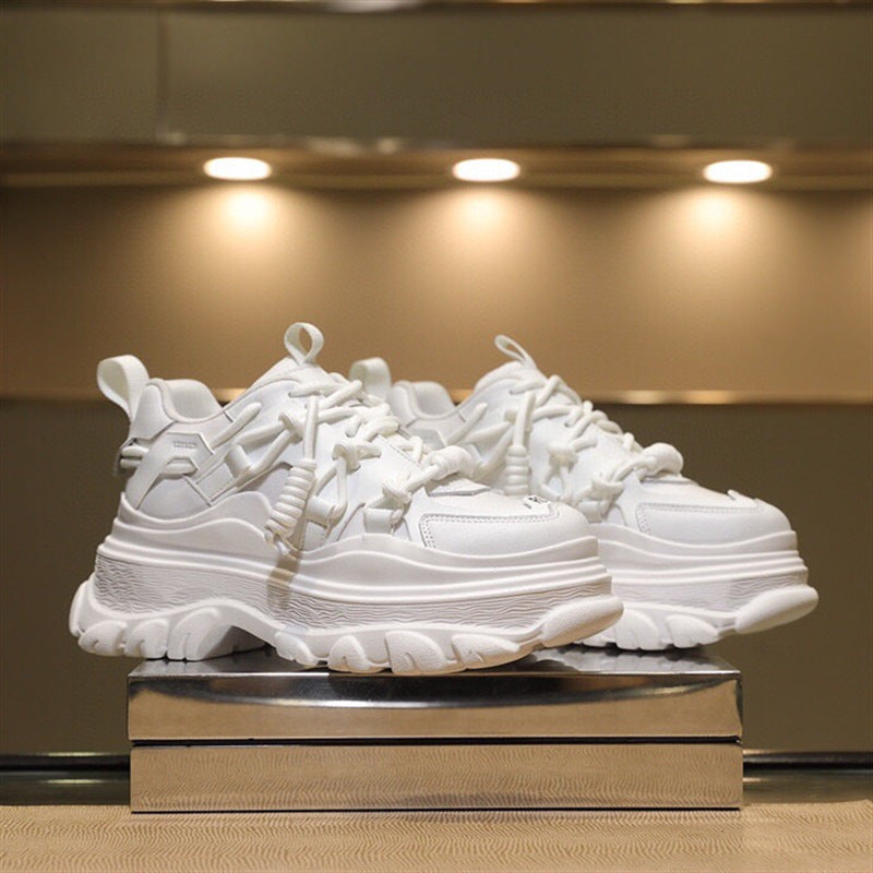 Rachael – Women's Fashion Casual Sneakers with Platform Sole in Vegan Leather