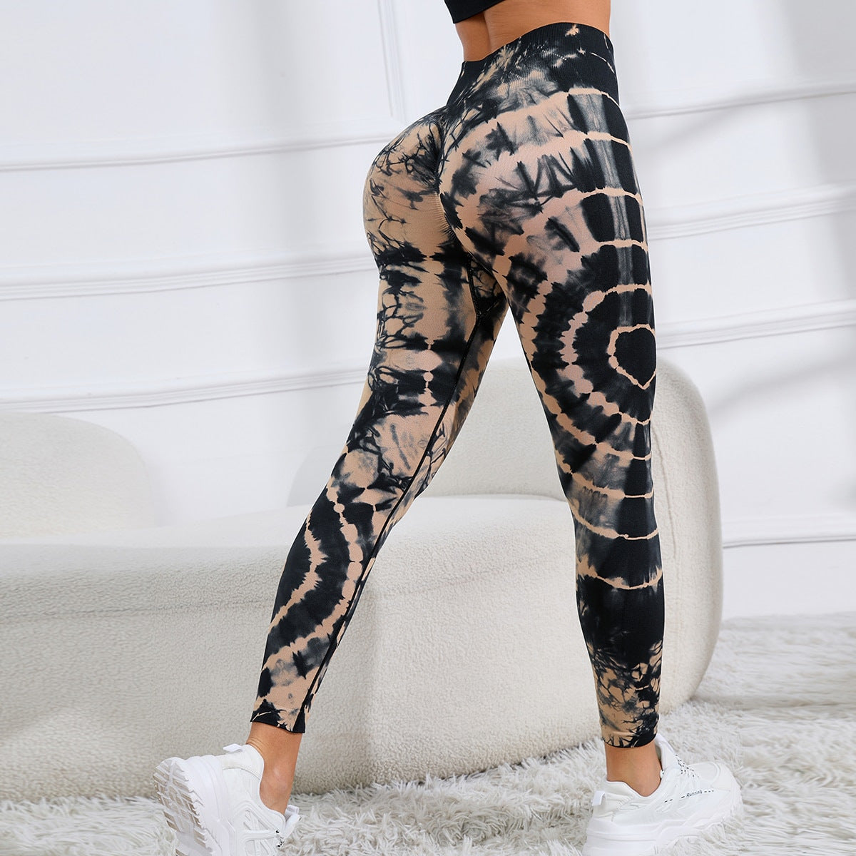 Joy – Seamless High-Waist Tie-Dye Yoga Pants