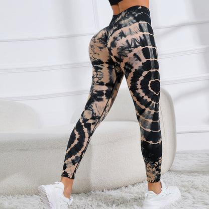 Joy – Seamless High-Waist Tie-Dye Yoga Pants