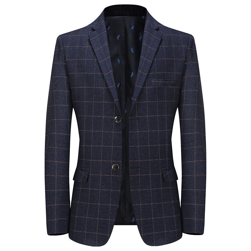 Joshua – Casual Suit with Check Pattern