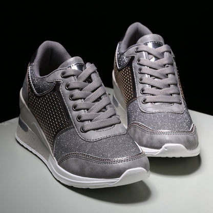 Joy – Women's Sneakers with Laces and Elevation