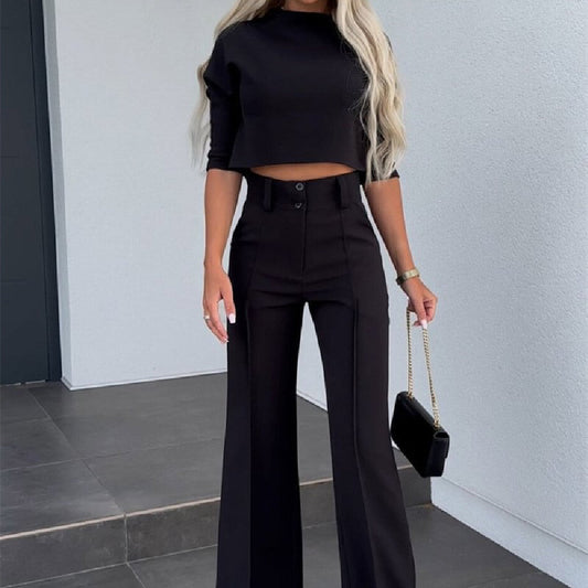 Katy – High Waist Wide Pants