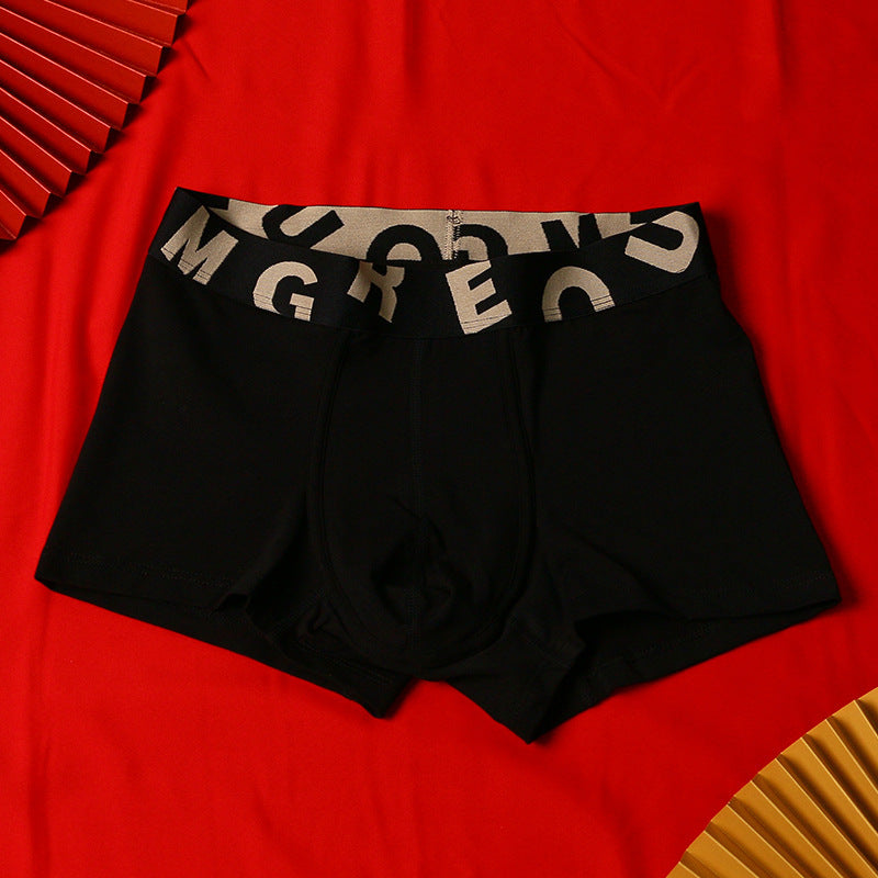 Jamie – Men's Underwear in Festive Red Cotton