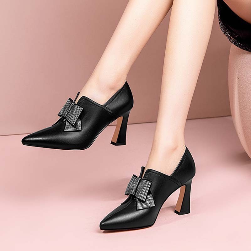 Julia – Women's High Heels with Bows