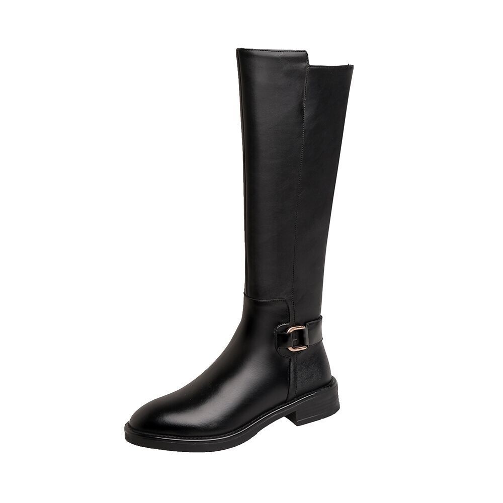 Leah – Knee-High Women's Boots with Buckles