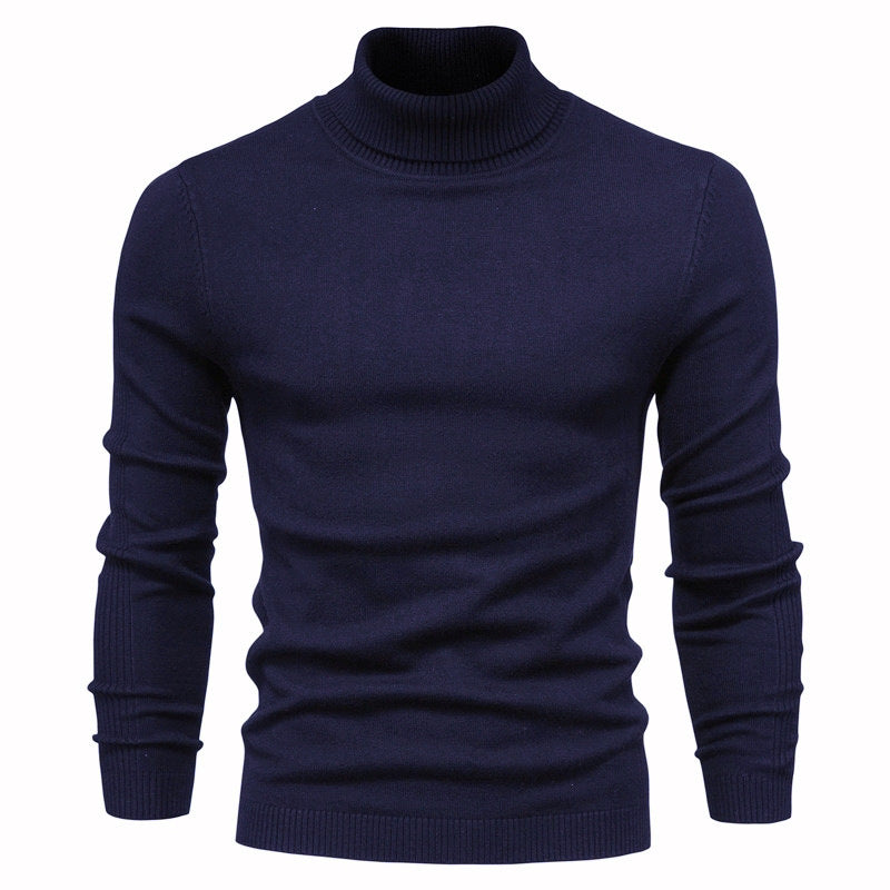 Patrick – Slim Fit Turtleneck Sweater in Solid Design