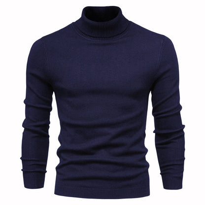 Patrick – Slim Fit Turtleneck Sweater in Solid Design