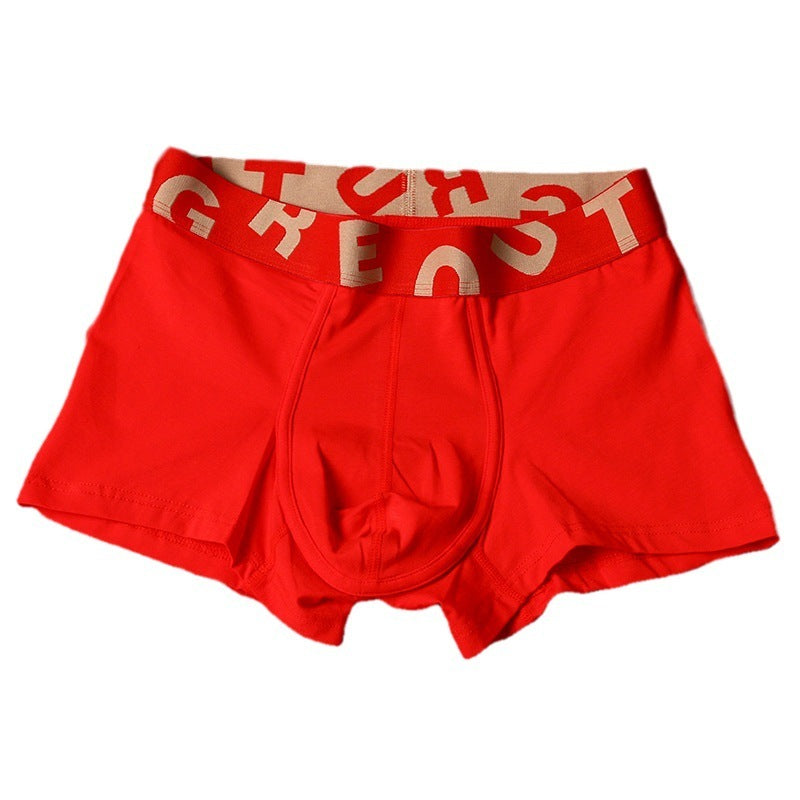Jamie – Men's Underwear in Festive Red Cotton