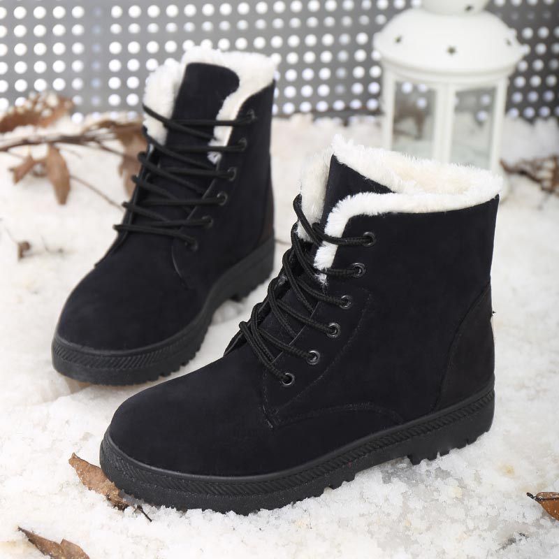 Christine – Women's Winter Boots with Warm Plush Ankle