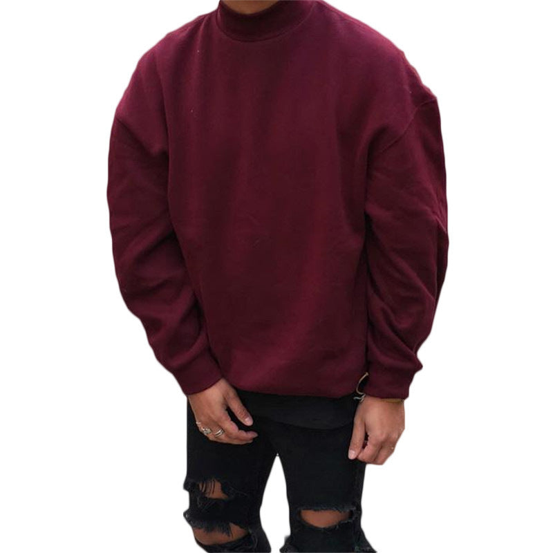 Derek – Solid Crew Neck Sweater for Men