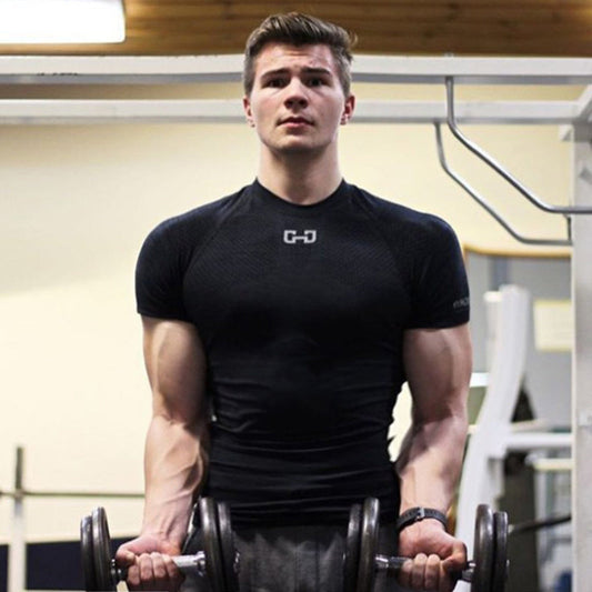 Daniel – Short Sleeve Fitness T-Shirt with Quick-Dry Fabric for Running