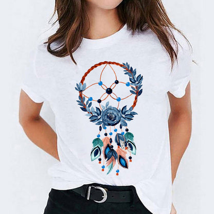 Joanne – Cute Cartoon Short Sleeve Shirt