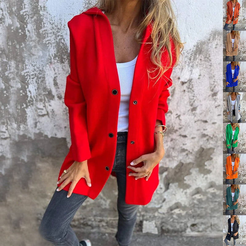 Heather – Casual Women's Hoodie Cardigan