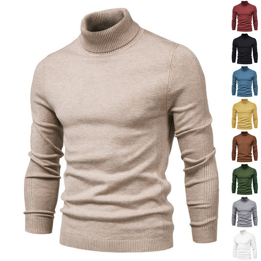 Patrick – Slim Fit Turtleneck Sweater in Solid Design