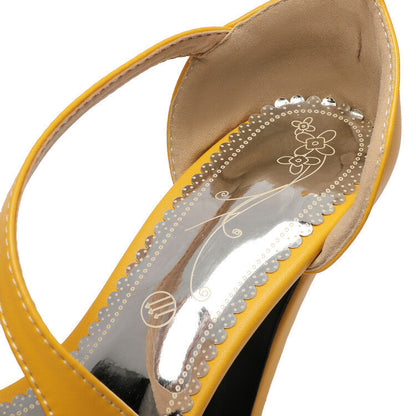 Susan – Roman Shoes with Chunky Heels