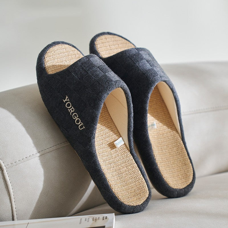 Barbara – Linen Slippers for Women