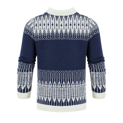 Michael – Unisex Sweater with Fair Isle Pattern