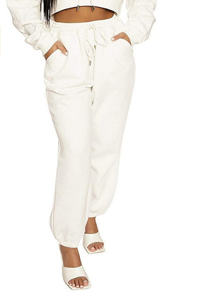 Grace – Stylish Solid Ankle-Length Pants with Waistband