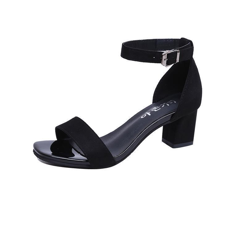 Amy – Roman High Heels with Buckle