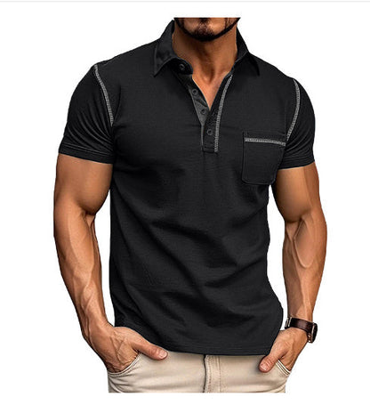 Austin – Short-Sleeve Men's Polo Shirt Summer Casual Quick-Dry