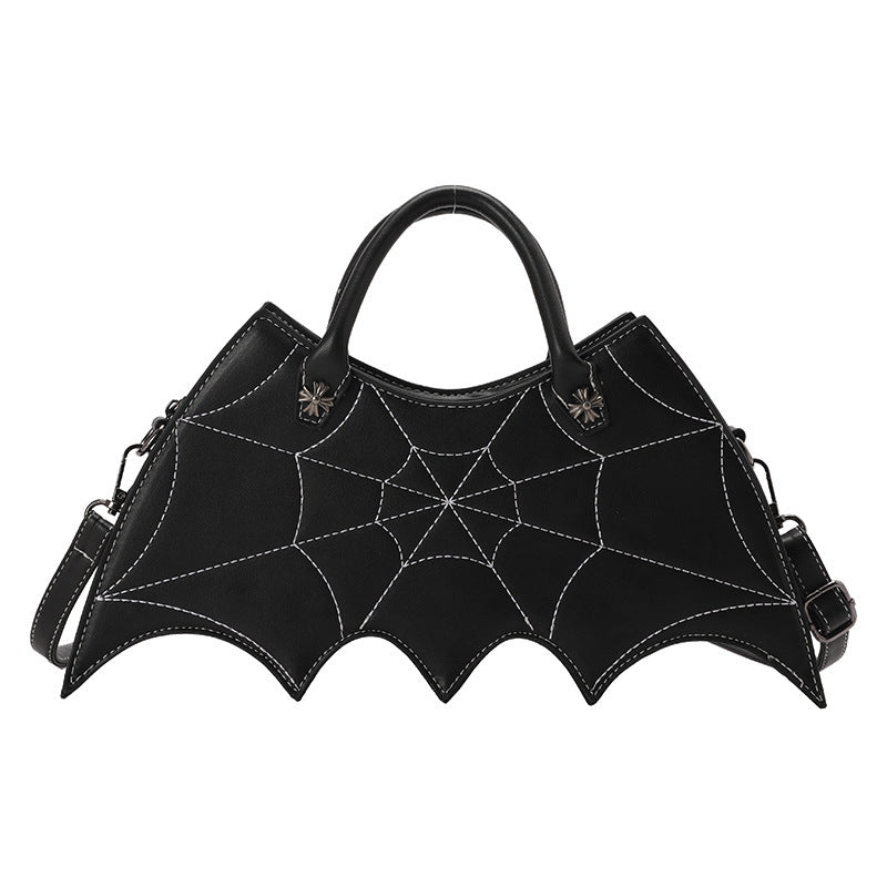 Leanne – Shoulder Bag with Spider Web Design