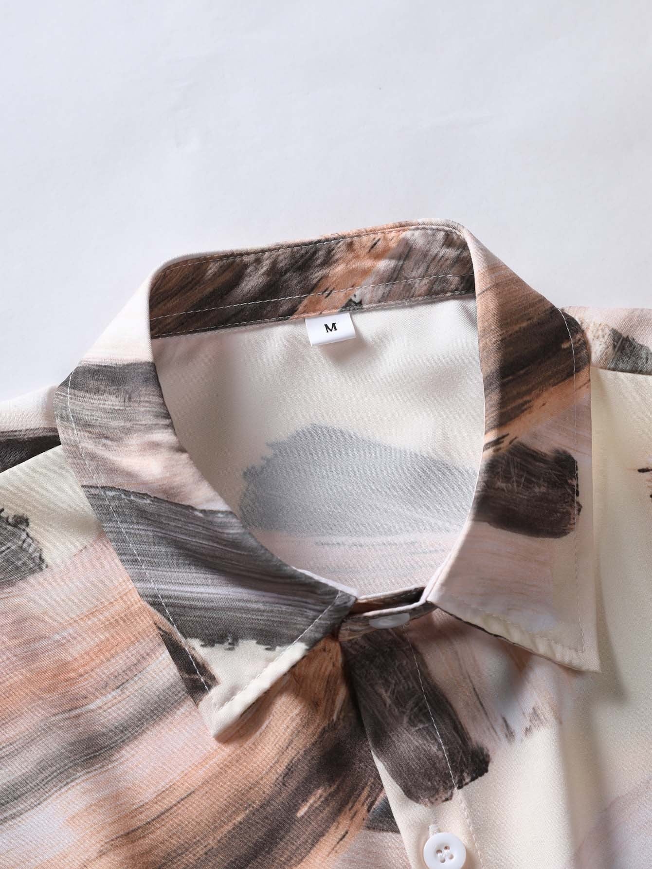 Harry – Plus-Size Men's T-Shirt with Print and Short Sleeves