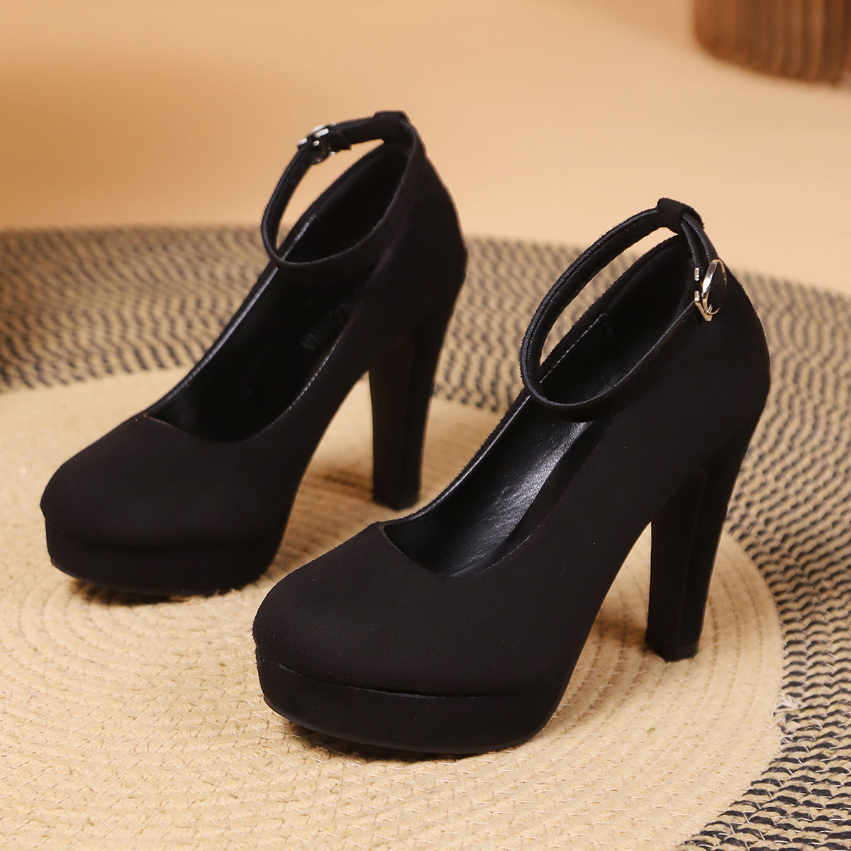 Lydia – Stylish Buckle High Heels for Women