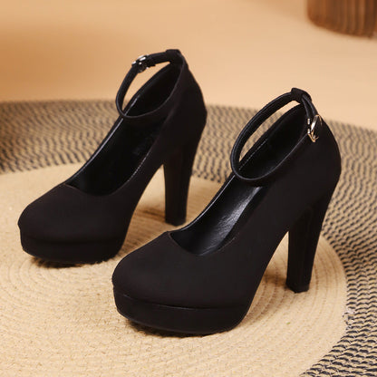 Lydia – Stylish Buckle High Heels for Women