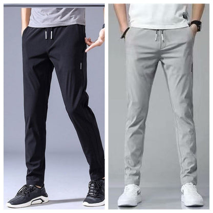 Nick – Casual Men's Sweatpants with Drawstring in Korean Style