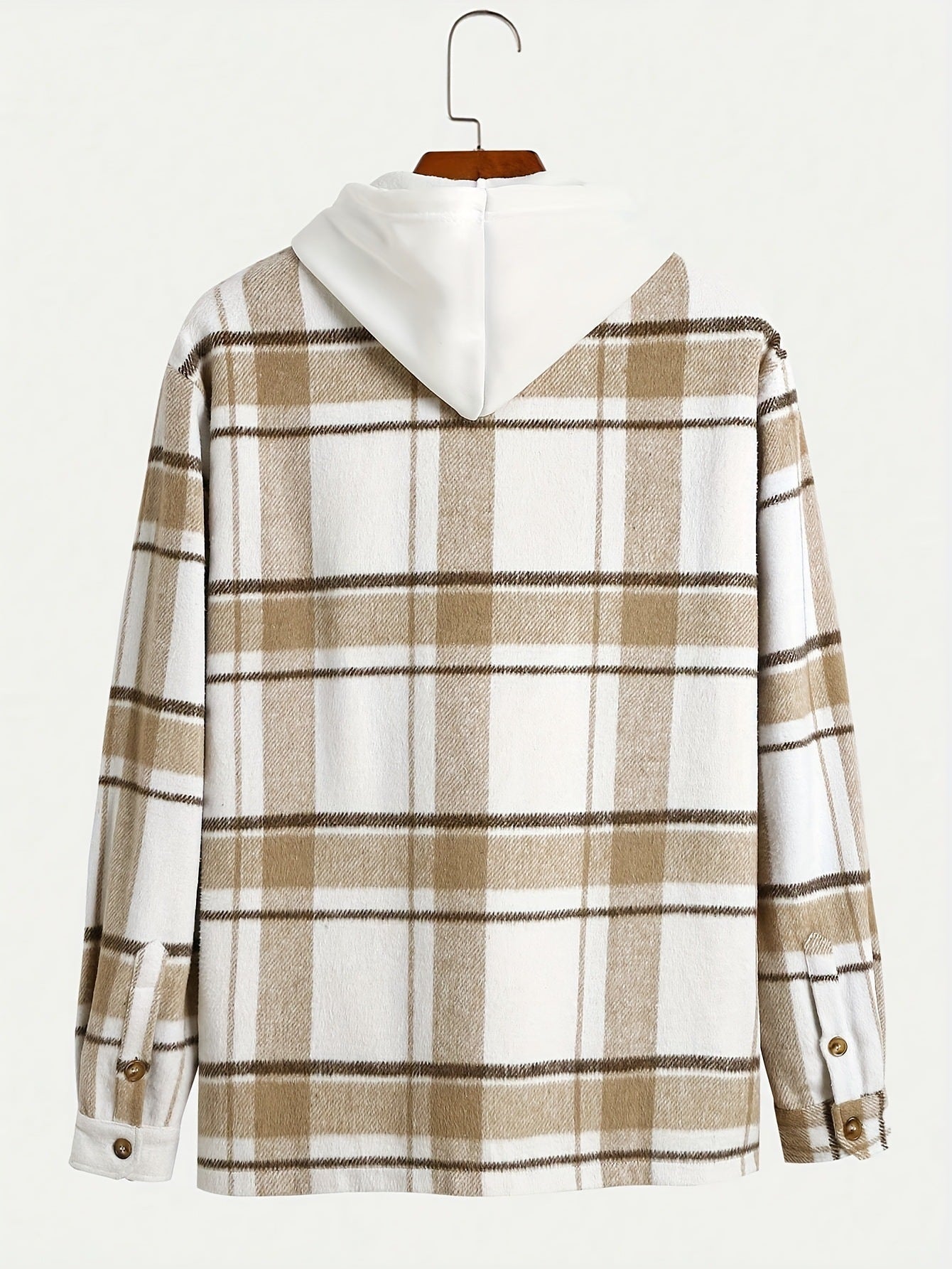 Anton – Men's Fashion Shirt with Stand Collar and Thick Fabric