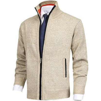 Stephen – Regular Fit Cardigan in Premium Vegan Wool