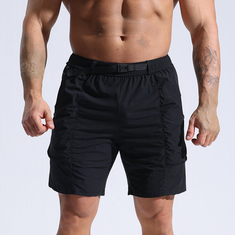 Sean – Men's Sporty Shorts with Pockets and Elastic Waistband