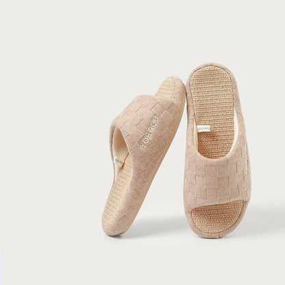 Barbara – Linen Slippers for Women