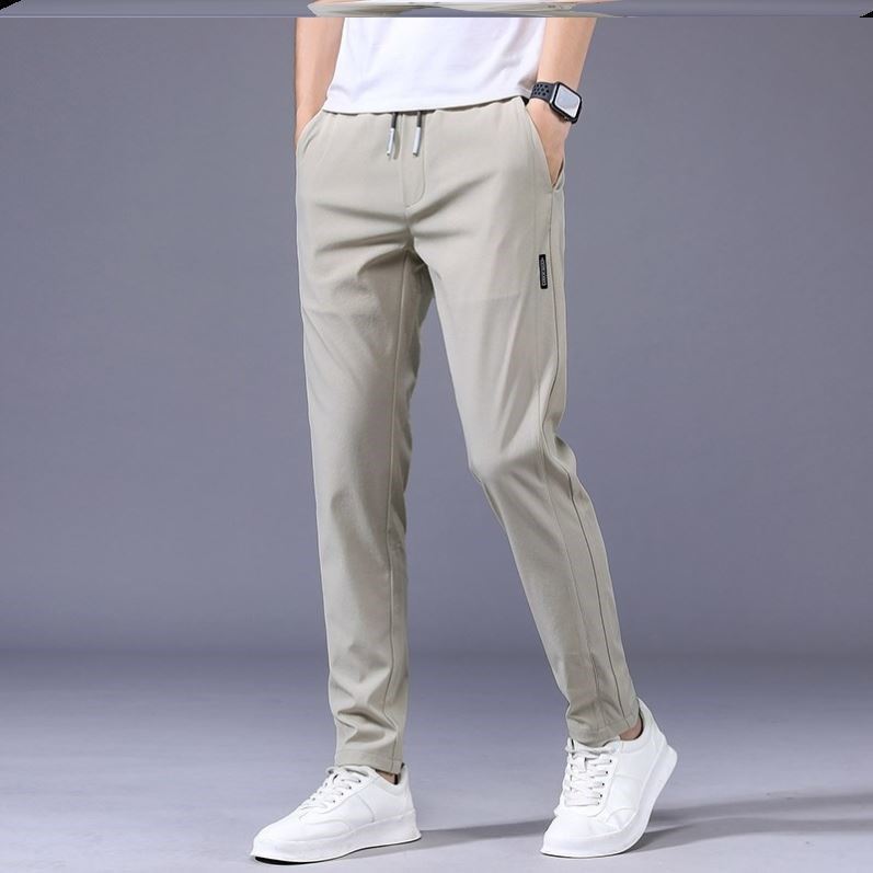 Nick – Casual Men's Sweatpants with Drawstring in Korean Style