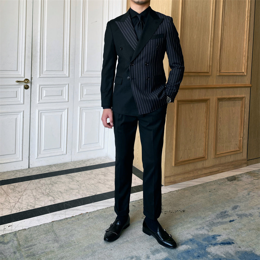 Arthur – Striped Double-Breasted Suit