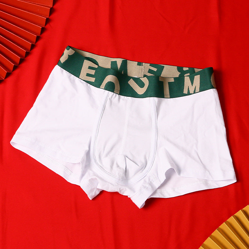 Jamie – Men's Underwear in Festive Red Cotton