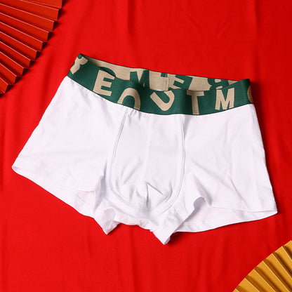 Jamie – Men's Underwear in Festive Red Cotton