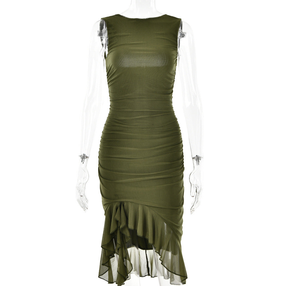 Janet – Slim Sleeveless Party Club Dress