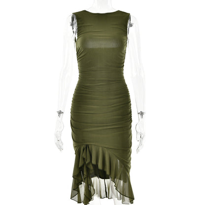 Janet – Slim Sleeveless Party Club Dress