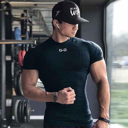 Daniel – Short Sleeve Fitness T-Shirt with Quick-Dry Fabric for Running