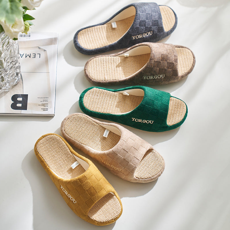 Barbara – Linen Slippers for Women